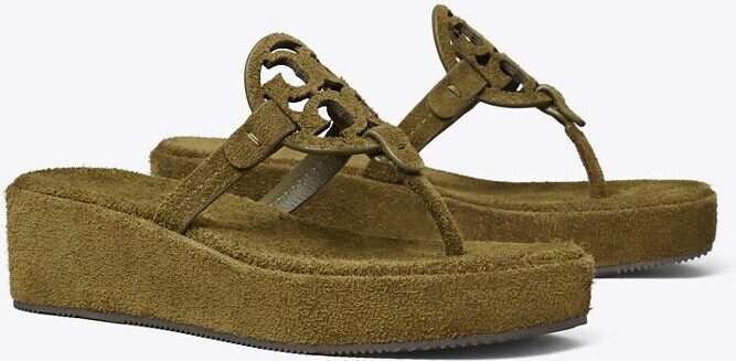 Miller Suede Wedge Sandal