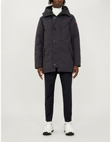 Thumbnail for your product : Canada Goose Mens Black Cotton Chateau Shell-Down Hooded Parka, Size: XS