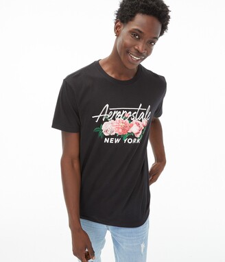 Aeropostale Men's Script Floral Graphic Tee - ShopStyle T-shirts