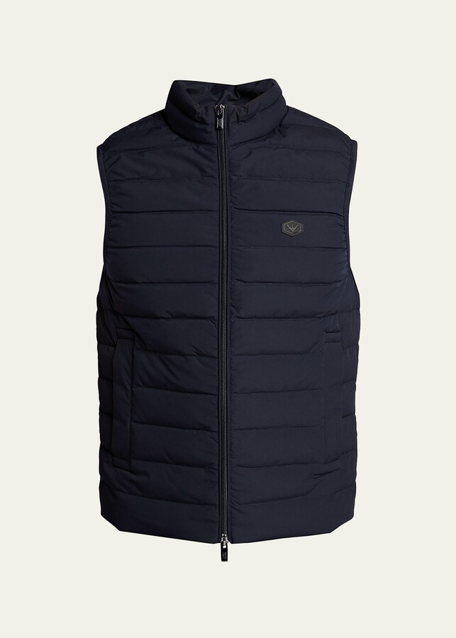 Emporio Armani Men's Quilted Nylon Vest ShopStyle Outerwear