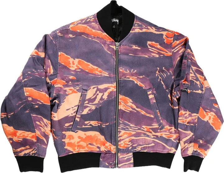 Stussy Tigris bomber jacket - ShopStyle