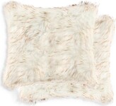 Thumbnail for your product : Luxe Faux Fur Belton 2-Pack Square Faux Fur Pillow Set