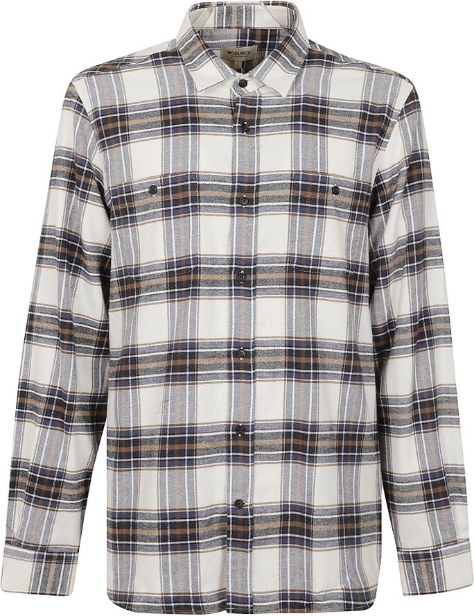 Woolrich Long-Sleeved Checked Shirt