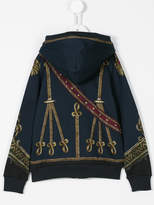 Thumbnail for your product : Dolce & Gabbana Kids military print hoodie