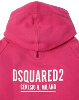 Thumbnail for your product : DSQUARED2 Ceresio Logo Cotton Jersey Dog Hoodie