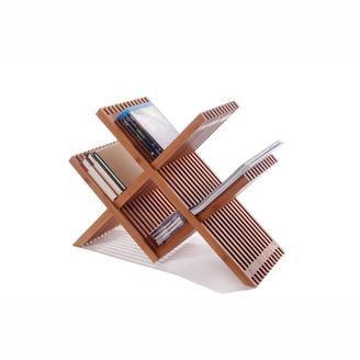 Seville Classics Classic Lines 24.75 in. W Wine Rack in Bamboo