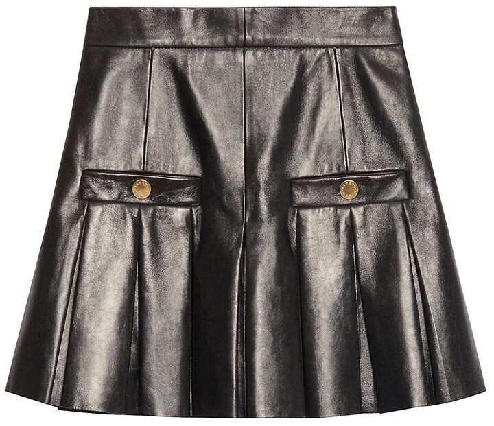 Women Lady Satin Pleated Retro High Waist Shiny Mini Skirt Boho S~3XL27 Color 
