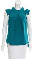 Thumbnail for your product : Prabal Gurung Cold-Shoulder Silk Top