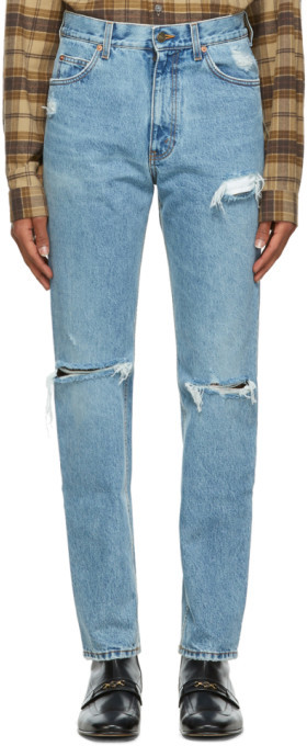 ripped jeans gucci