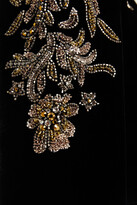 Thumbnail for your product : Dundas Embellished Gathered Velvet Gown