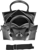 Thumbnail for your product : DSQUARED2 Twin Peaks Black Leather Tote Bag