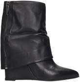 Thumbnail for your product : The Seller High Heels Ankle Boots In Black Leather