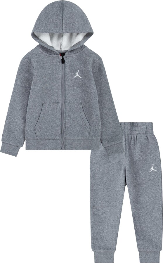 Jordan Kids' Brooklyn Fleece Full Zip Hoodie & Joggers Set