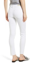 Thumbnail for your product : AG Jeans The Farrah High Waist Raw Hem Ankle Skinny Jeans