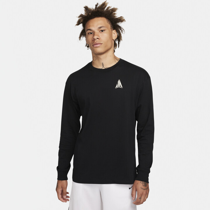 Nike Men's Ja Max90 Long-Sleeve T-Shirt in Black - ShopStyle