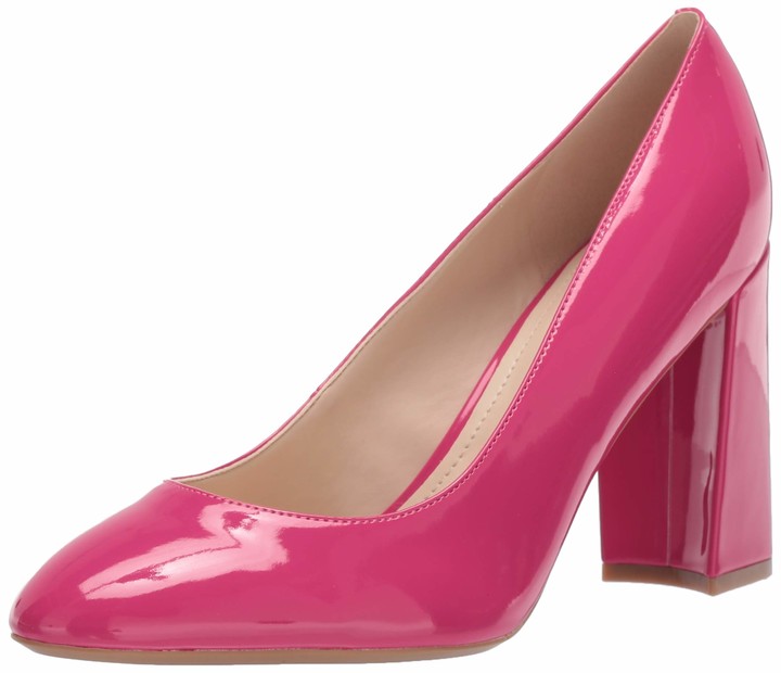 nine west light pink pumps