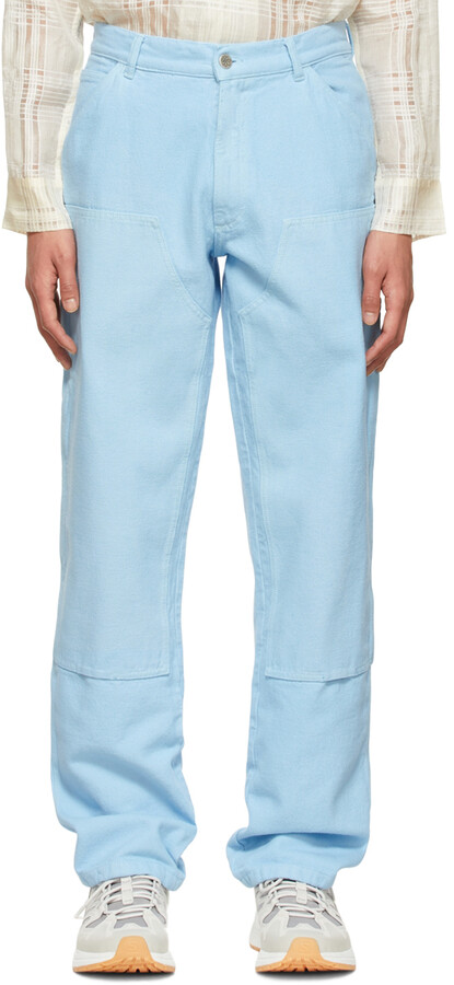 Sky Blue Mens Pants | Shop the world's largest collection of fashion 