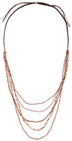 Thumbnail for your product : Nakamol Beaded Multi-Strand Necklace, Brown/Pink/Bronze