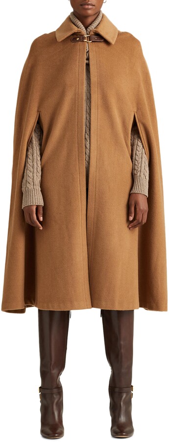 long wool cape coat