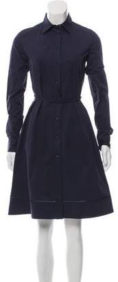 Calvin Klein Collection Knee-Length Button-Up Dress