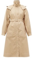 Thumbnail for your product : 4 Moncler Simone Rocha - Silene Single-breasted Cotton-blend Twill Coat - Beige