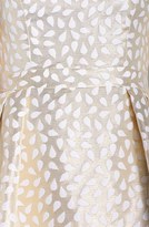 Thumbnail for your product : Shoshanna 'Svetlana' Metallic Petal Fit & Flare Dress