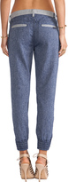 Thumbnail for your product : 7 For All Mankind Drapey Contrast Pant