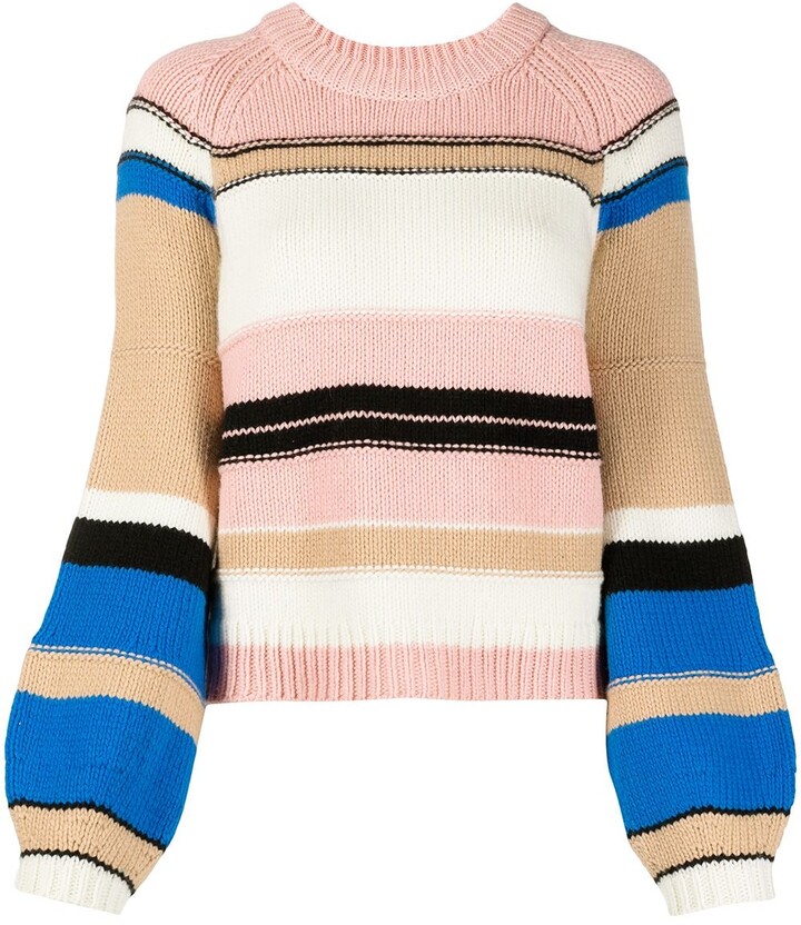Chinti and Parker Striped Knit Jumper - ShopStyle Sweaters