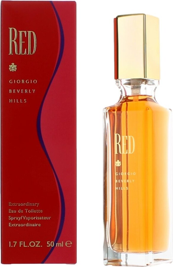 Beverly Hills Red by Beverly Hills, 1.7 oz Eau De Toilette Spray, women