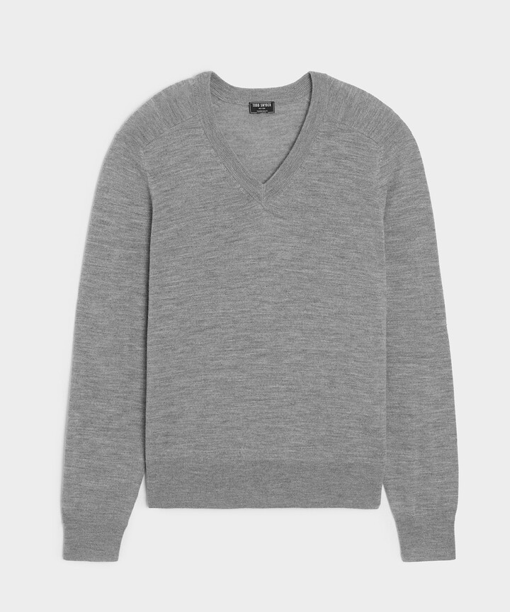 Todd Snyder Merino V-Neck Sweater
