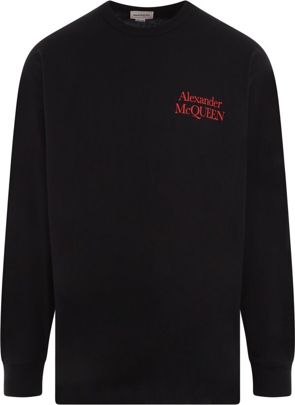 Alexander McQueen Logo Printed Crewneck T-Shirt