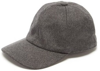 grey wool baseball cap