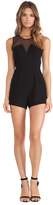 Thumbnail for your product : BCBGeneration Sheer Panel Romper