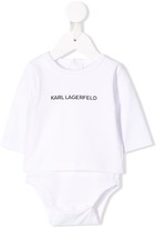 Thumbnail for your product : Karl Lagerfeld Paris Logo Print Bodysuit