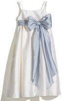 Thumbnail for your product : Us Angels Ivory A-Line Dress with Sash (Toddler, Little Girls & Big Girls)