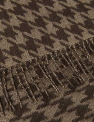 Marks and Spencer Pure Cashmere Dogtooth Scarf