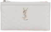 Thumbnail for your product : Saint Laurent Monogram Chevron Quilted Pouch Bag/Wallet