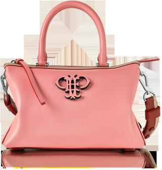 Emilio Pucci Shell Pink Leather Boston Bag