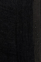 Thumbnail for your product : Brunello Cucinelli Belted Bead-embellished Wool And Cashmere-blend Midi Dress
