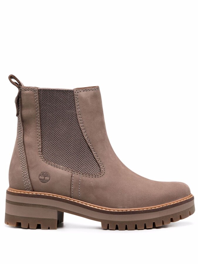 grey timbs womens