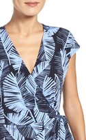 Thumbnail for your product : Maggy London Palm Leaf Wrap Dress