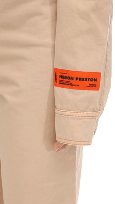Heron Preston Work Like Cotton Canvas Jumpsuit