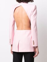 Thumbnail for your product : Alexander McQueen Cut-Out Detail Wool Blazer
