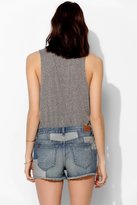 Thumbnail for your product : BDG Patchwork Mid-Rise Cutoff Shortie Short