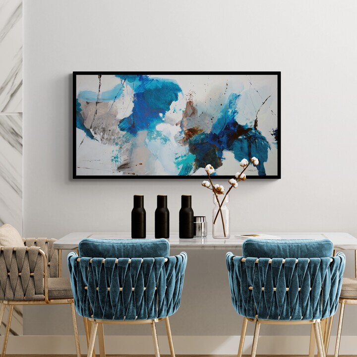 Dunelm Eternal Waves by Natasha Barnes Framed Print Blue ShopStyle