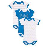 Thumbnail for your product : Petit Bateau Baby boys 3 pack of bodysuits