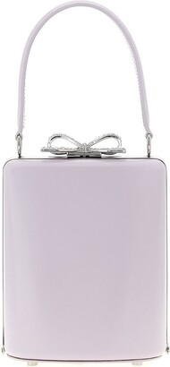 Self-Portrait Mini Leather Tote Bag - ShopStyle