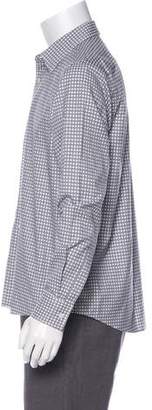 Michael Kors Check Pattern Button-Up Shirt