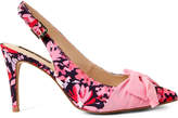 Thumbnail for your product : Isaac Mizrahi Pink Billie Floral Slingback Pumps