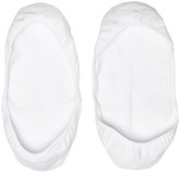 Thumbnail for your product : Jefferies Socks Seamless Cotton Footie w/ Silicone Inside Heel 2-Pack (Toddler/Little Kid/Big Kid/Adult) (White) Girls Shoes
